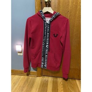 True Religion Zip Up Sweater